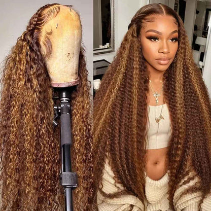 Fashionable Piano-Color Front Lace Wig