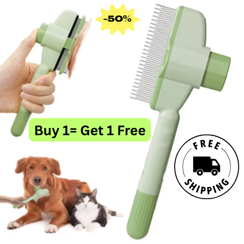 Bellanica - Brosse de toilettage pour enlever les poils d'animaux 