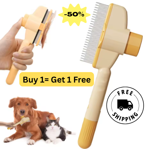 Bellanica - Brosse de toilettage pour enlever les poils d'animaux 