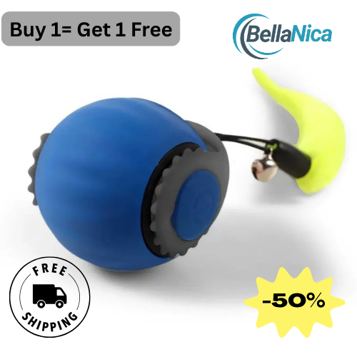 Bellanica - Balle jouet intelligente rechargeable par USB pour chat 
