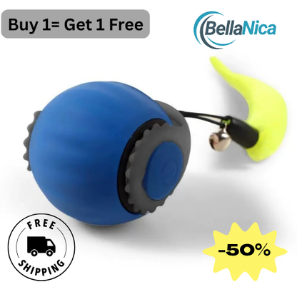 Bellanica - Balle jouet intelligente rechargeable par USB pour chat 