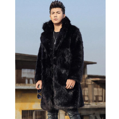 Bellanica - Men's fox fur coat winter jacket