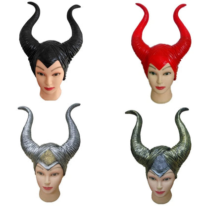 Bellanica - Latex Maleficent Horns Cosplay Headpiece