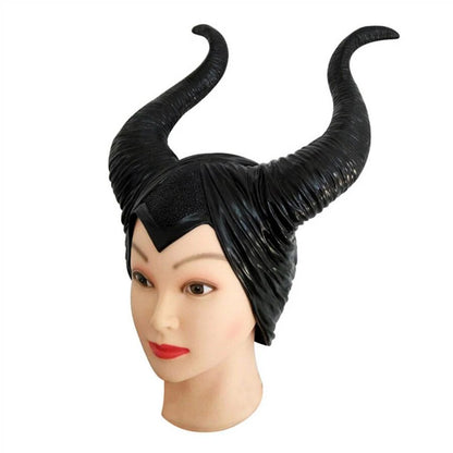 Bellanica - Latex Maleficent Horns Cosplay Headpiece