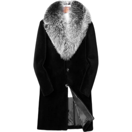 Bellanica - Men’s Plus-Size Fur Coat