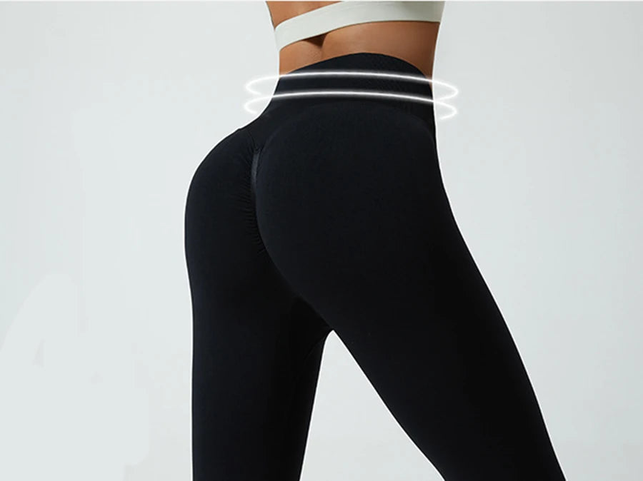 Bellanica - Seamless High-Waist Push-Up Leggings