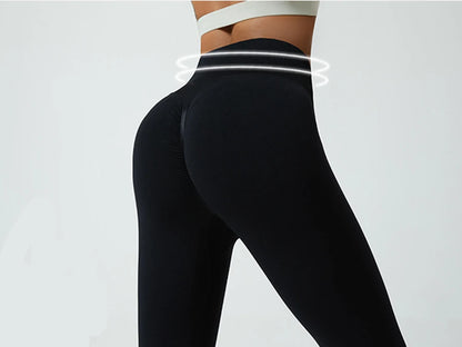 Bellanica - Seamless High-Waist Push-Up Leggings