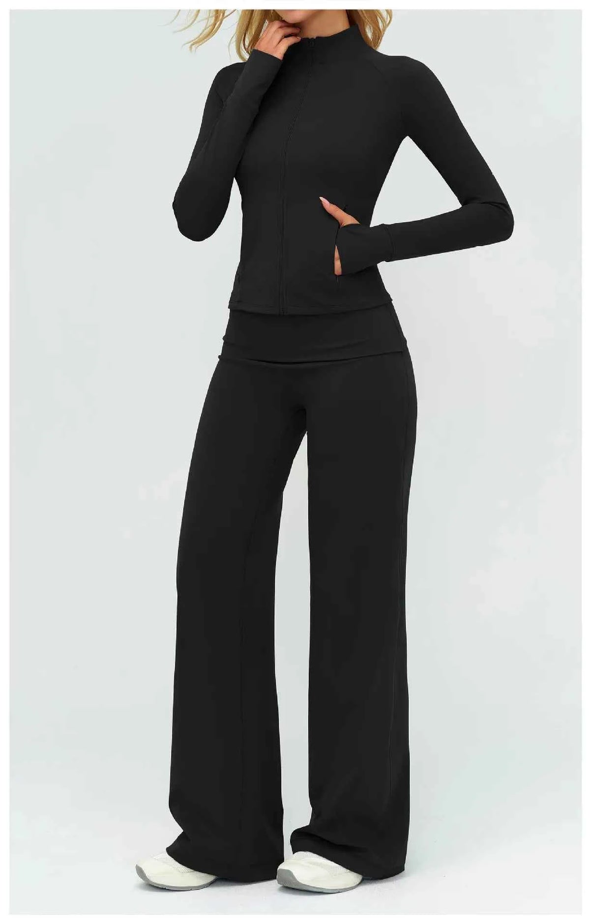 Womens Casual Yoga Tracksuit Set
