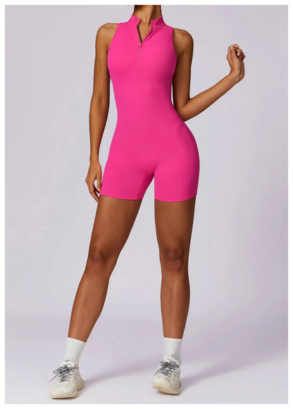 Bellanica - Seamless One-Piece Workout Jumpsuit Set