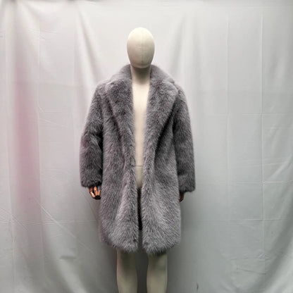 Bellanica - Men's Faux Fur Overcoat
