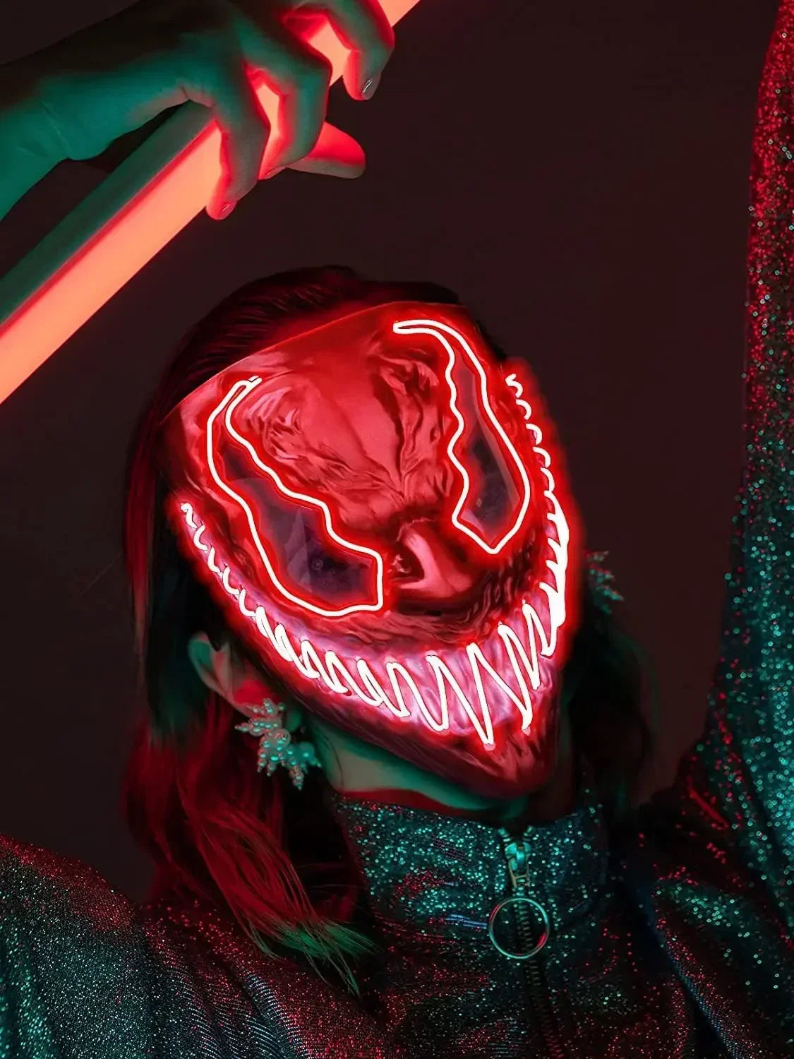 Bellenica - LED Venom Mask – Halloween Cosplay