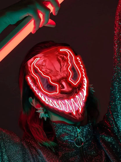 Bellenica - LED Venom Mask – Halloween Cosplay