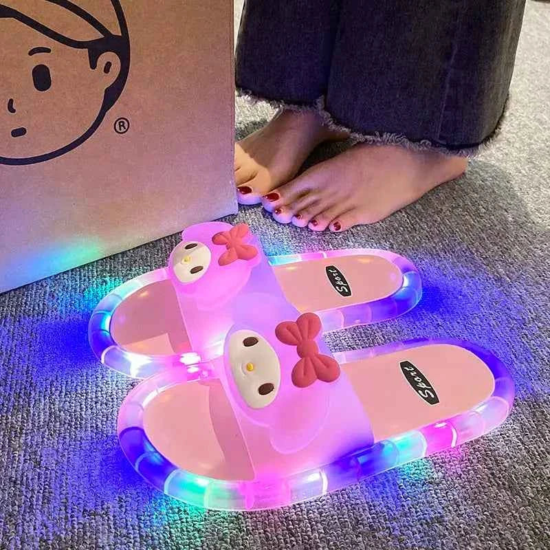 Glow-in-the-Dark Cartoon Slippers