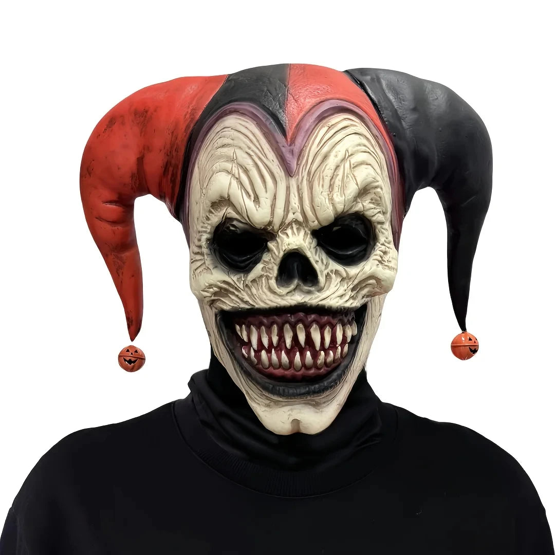 Bellanica - Menacing Horned Clown Halloween Mask