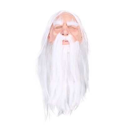 Bellanica - White-Haired Santa Claus Mask Prop
