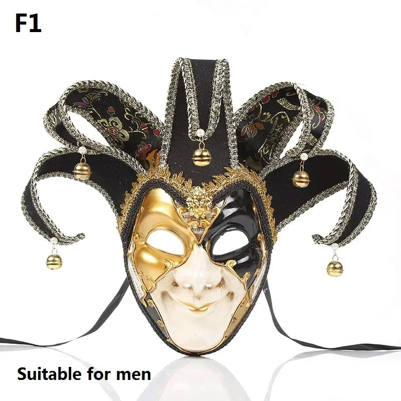 Bellanica - Joker Venetian Masquerade Party Mask