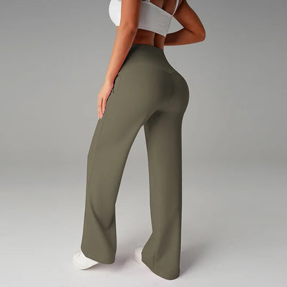 Bellanica - High-Waist Women’s Wide-Leg Yoga Pants