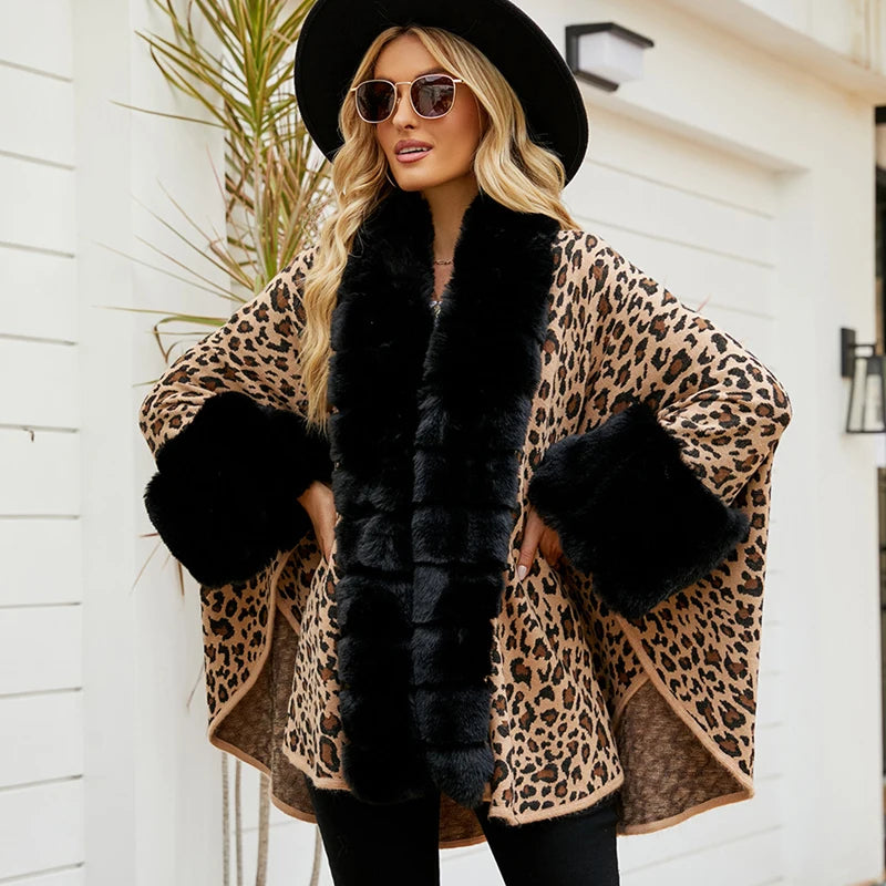 Bellanica - Fashion Classic Knit Leopard Jacquard