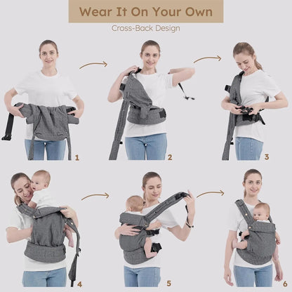 Bellanica - Baby Carrier Wrap Sling Toddler Backpack