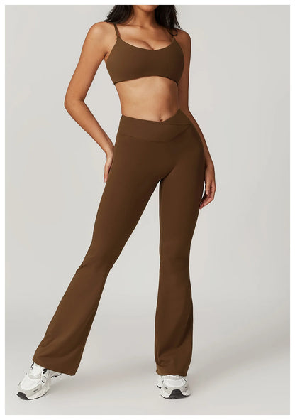 Bellanica - 2-Piece Crop Top Leggings Set