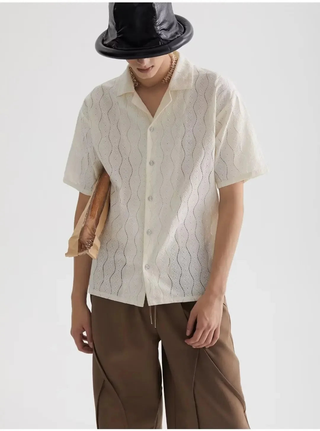 Bellanica - Retro Japanese Style Men's Summer Shirt