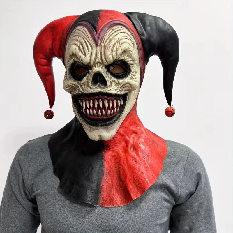 Bellanica - Menacing Horned Clown Halloween Mask