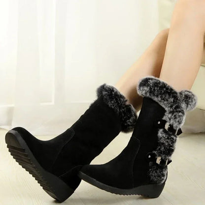 Bellanica - Fur mid-calf boots
