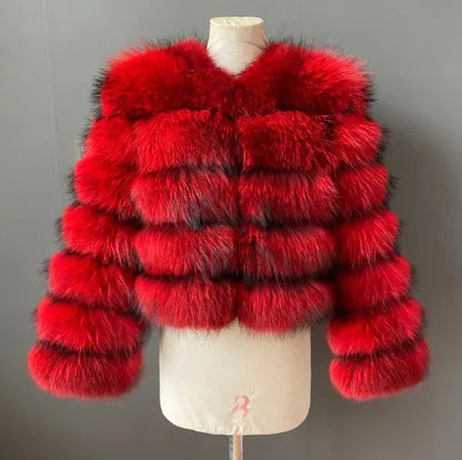 Bellanica - Raccoon Fur Jacket Autumn Winter