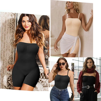 Strapless Tummy Control Shaper Top - side view