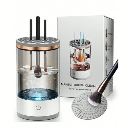 Bellanica - Nettoyeur de pinceaux de maquillage électrique 