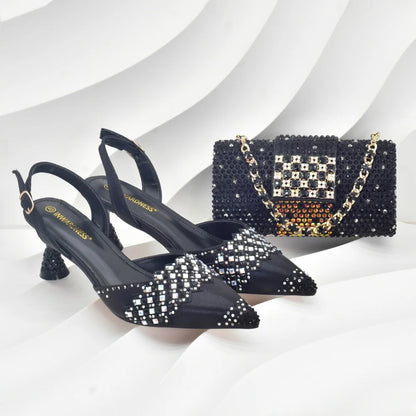 Women's Shoes and Matching Bag Set