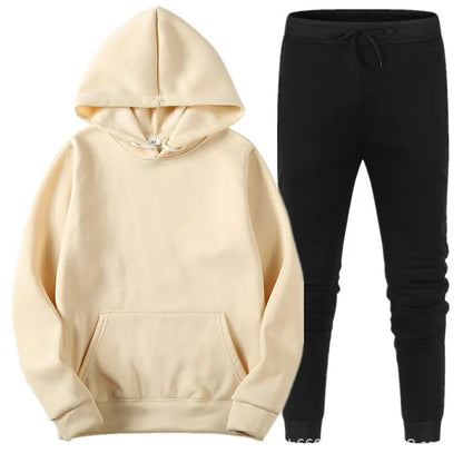 Bellanica - Men’s Solid Hoodie Pants Set
