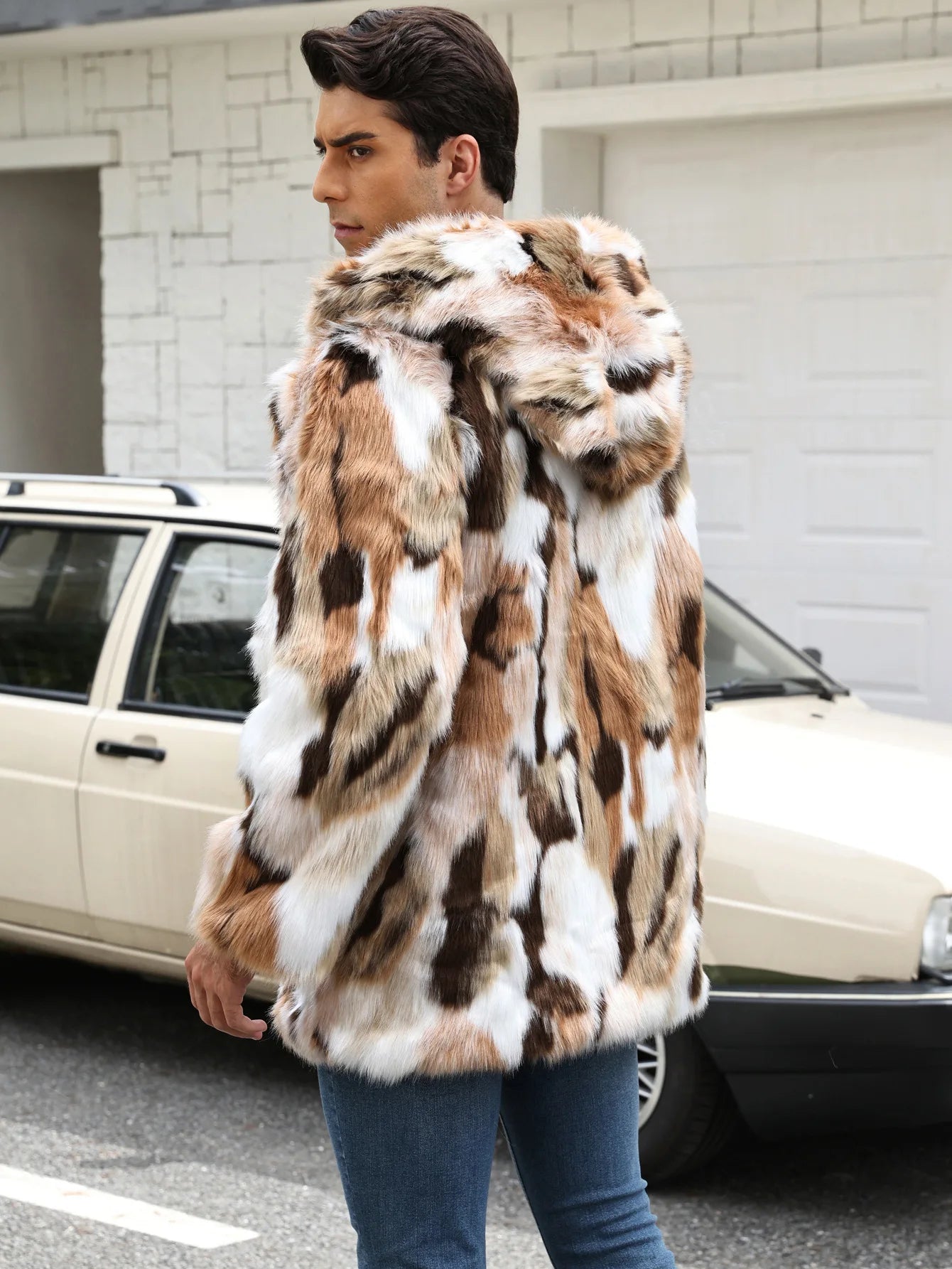 Bellanica - Men’s Faux-Fur Midcoat