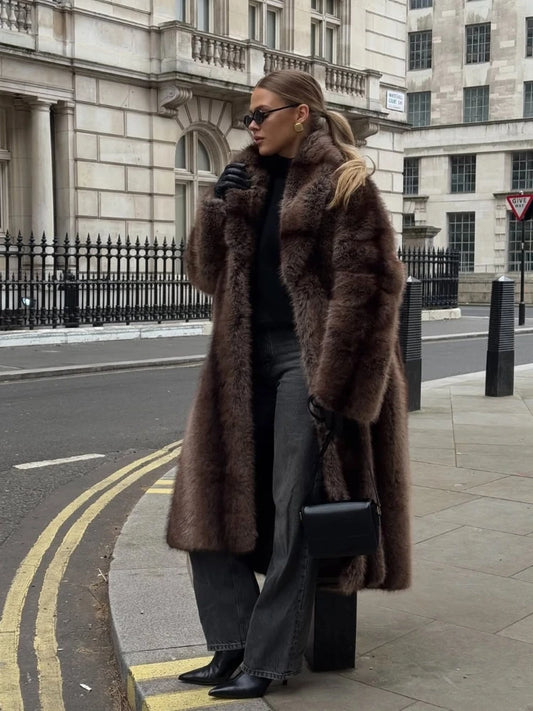 Women's Casual Long Coat Jacket
