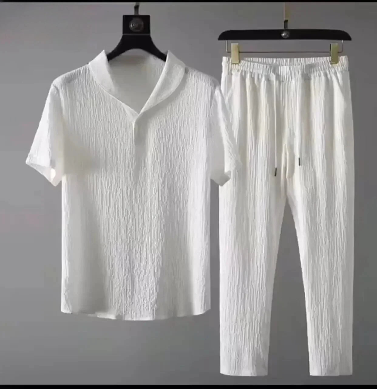 Bellenica - Men's Summer Ice Silk Linen Set