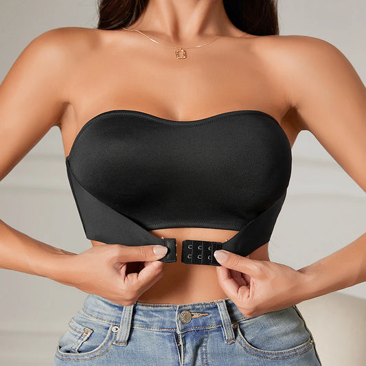 Bellanica - Slip-Proof Seamless Padded Strapless Bralette