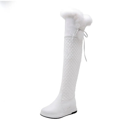Bellanica - Women’s waterproof fur snow boots