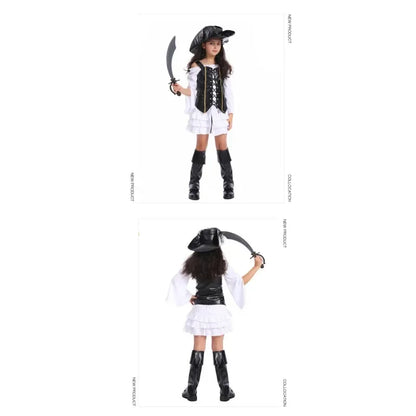 Bellanica - Girls' Pirate Halloween Party Costume