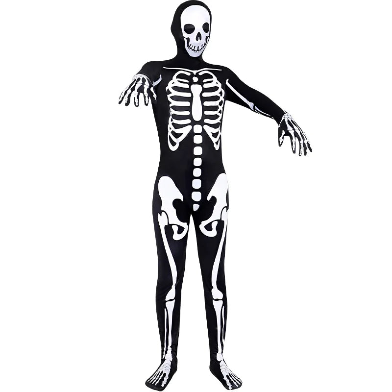 Bellanica - Skeleton Jumpsuit Costume for Halloween