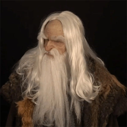 Bellanica - White-Haired Santa Claus Mask Prop