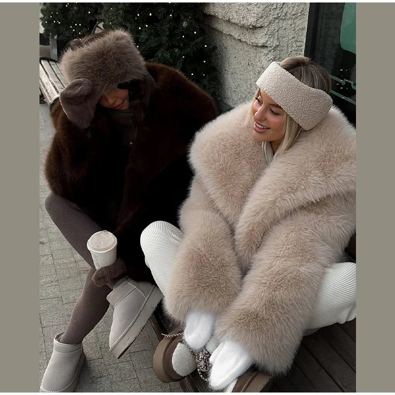 Bellanica - Autumn Winter Luxury Lady Outwears