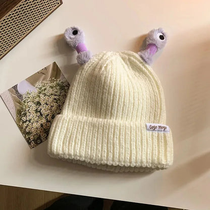 Bellanica - Cute luminous warm knitted ear hat
