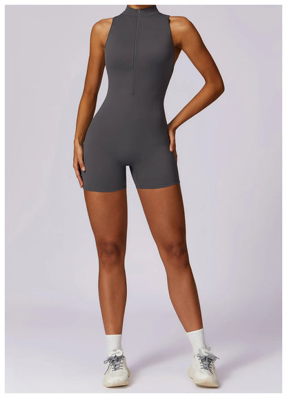 Bellanica - Seamless One-Piece Workout Jumpsuit Set