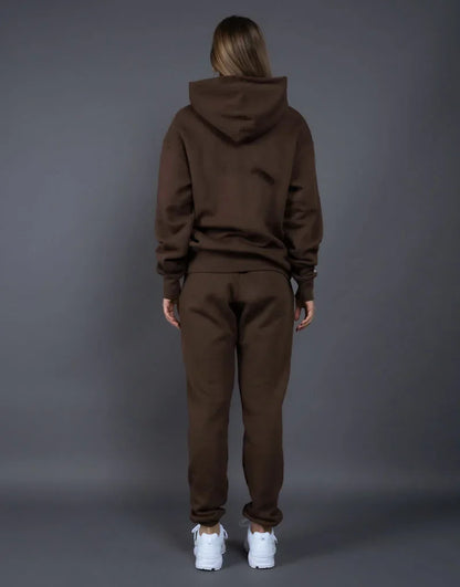 Bellanica - Fleece-Lined Thick Hooded Sweatshirt Set