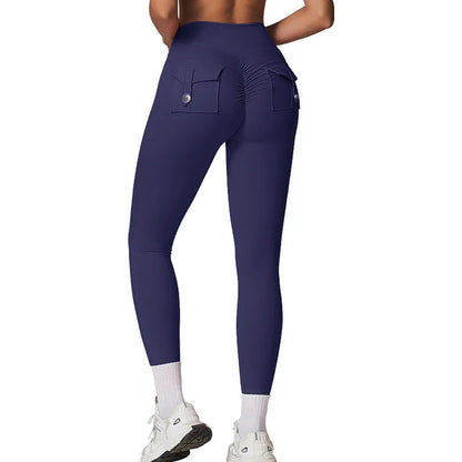 Bellanica - Women Wide-Leg Stretch Yoga Pants with Back Pockets