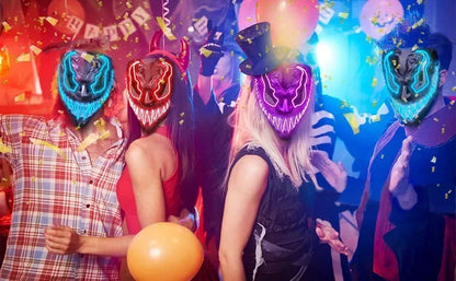 Bellenica - LED Venom Mask – Halloween Cosplay