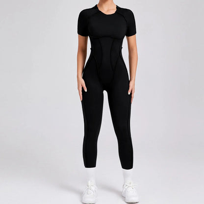 Bellanica - One-piece padded backless slim jumpsuit