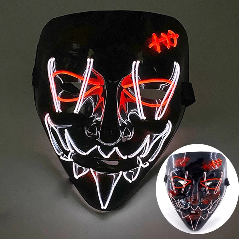 Bellanica - Glowing LED Purge Mask Headgear