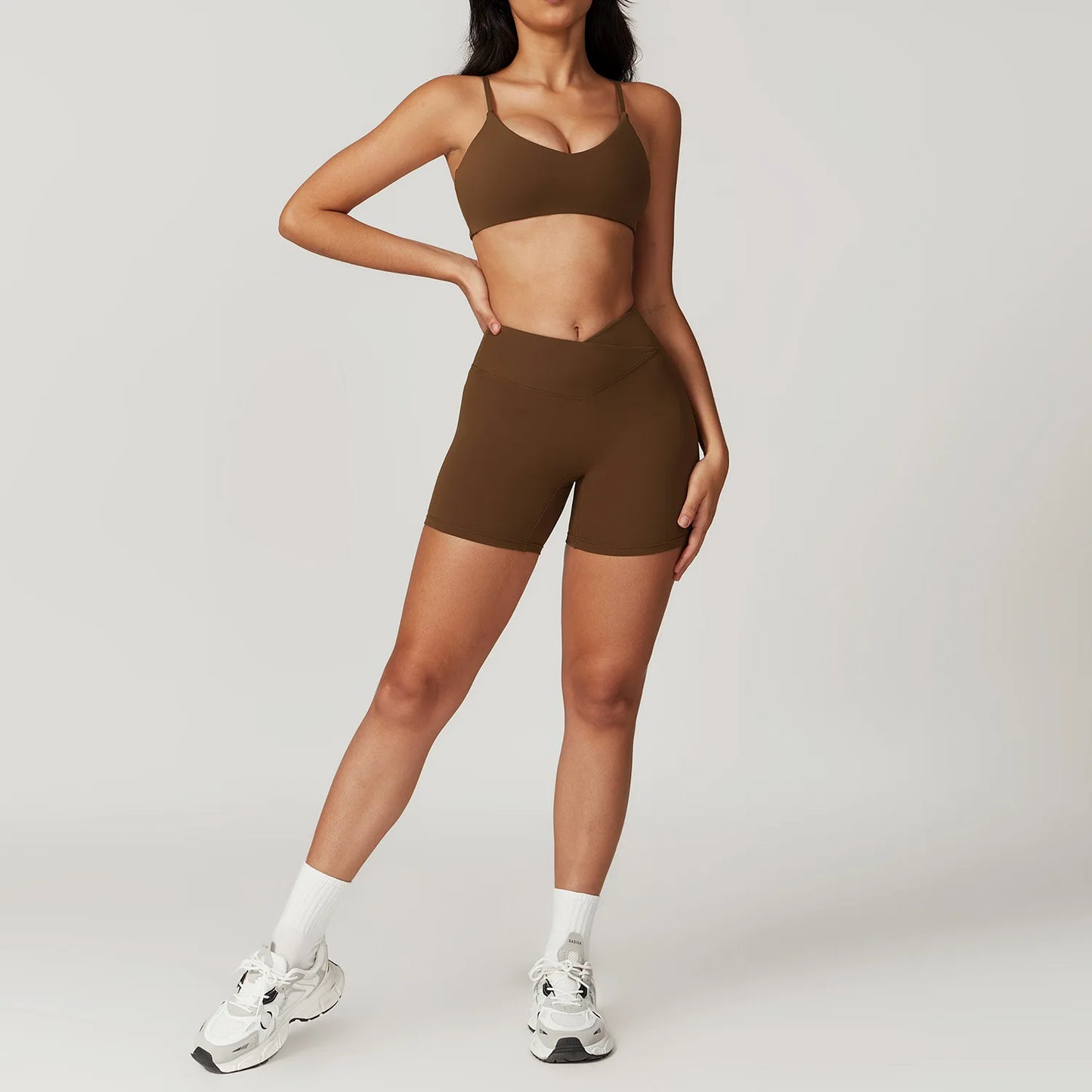 Bellanica - 2-Piece Crop Top Leggings Set