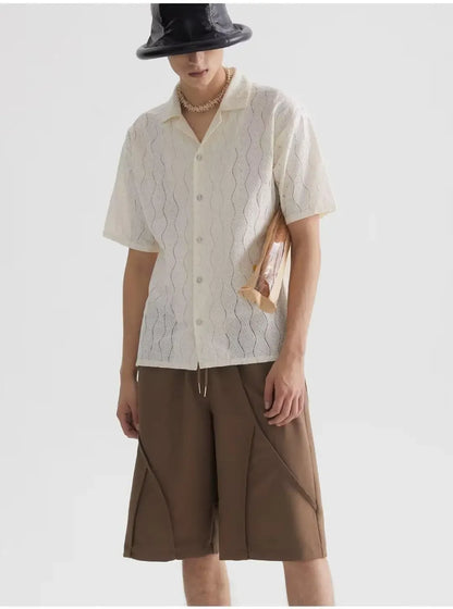 Bellanica - Retro Japanese Style Men's Summer Shirt